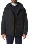 MARC NEW YORK HALIFAX HOODED WATER RESISTANT DOWN & FEATHER FILL JACKET