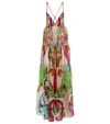 ETRO PRINTED SILK MAXI DRESS