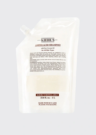 Kiehl's Since 1851 33.8 Oz. (1l) Amino Acid Shampoo Refill Pouch In No Color