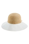 Helen Kaminski Kalola Foldable Raffia Hat In Natural/ Off White