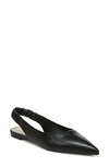 Sam Edelman Whitney Womens Leather Slip On Slingbacks In Black