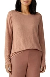 EILEEN FISHER ORGANIC LINEN LONG SLEEVE T-SHIRT