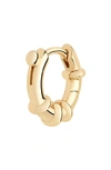 Maria Black Spring Huggie Earrings In Gold Hp