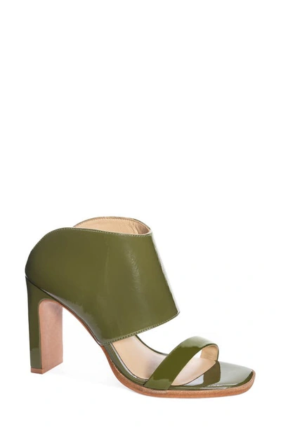 42 Gold Linx Slide Sandal In Olive