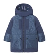 BURBERRY KIDS QUILTED LOGO COAT (3-14 YEARS)