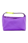 Eéra Violet Mini Moon Satin Tote Bag In Purple