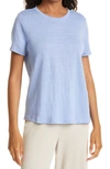 Eileen Fisher Short Sleeve T-shirt In Light Coast