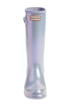Hunter Kids' Original Nebula Waterproof Rain Boot In Pulpit Purple