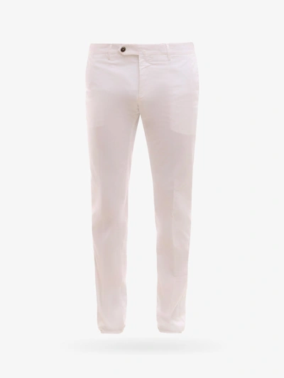 Pt Torino Cotton Trouser With Striped Pattern - Atterley In White