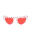 MONNALISA HEART-PRINT CAT-EYE SUNGLASSES