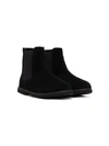 Age Of Innocence Gents Shearling Ankle Boots In Black