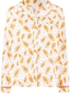 Pitusa Play-print Pajama Top In Orange