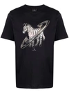 PS BY PAUL SMITH SPACE ZEBRA GRAPHIC T-SHIRT