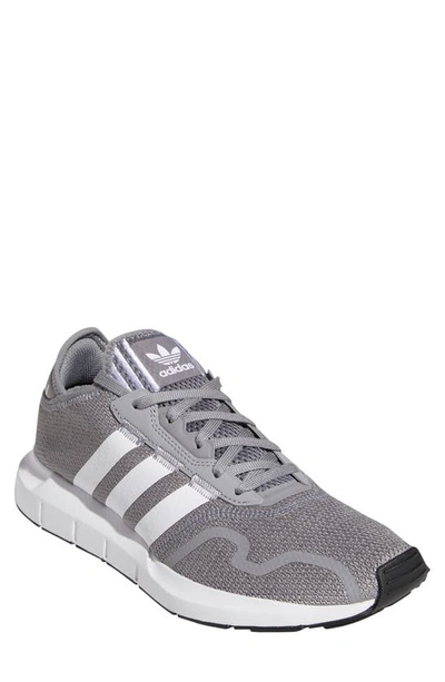 Adidas Originals Swift Run X Trainer In Grey/ White/ Black