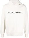 A-COLD-WALL* WHITE LOGO HOODIE