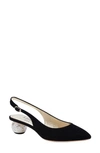 Kate Spade Women's Ruby Suede Slingback Pumps In Black
