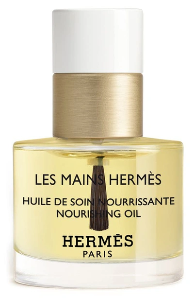 Hermes Les Mains Hermès Nail & Cuticle Nourishing Oil In White