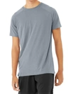 Alo Yoga Triumph Crewneck T-shirt In Steel Blue