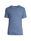 Atm Anthony Thomas Melillo Slub Cotton Crewneck Tee In Ocean