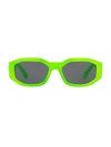 Versace 0ve4361 53mm Hexagon Sunglasses In Green