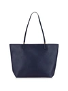 Gigi New York Taylor Python-print Tote Bag In Blue