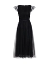 Jason Wu Collection Women's Tulle Fit & Flare Midi-dress In Black