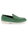 To Boot New York Cassidy Suede Leather Loafers In Grafite