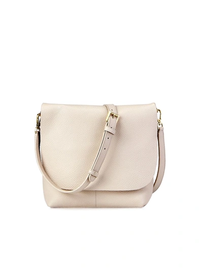 Gigi New York Andie Leather Crossbody Bag In Beechwood