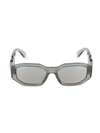 Versace Eyewear Rectangular Frame Sunglasses In Transparent