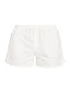 Ami Alexandre Mattiussi Recycled Nylon Swim Shorts W/ Logo In White