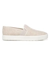 Vince Blair Boiled Wool Slip-on Sneakers In Cashmere