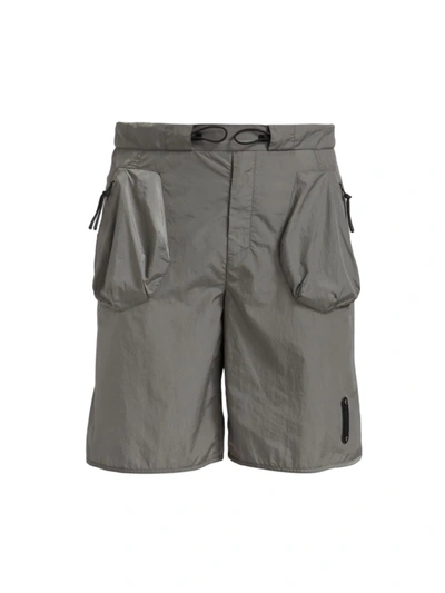 A-cold-wall* A Cold Wall Portage Nylon Shorts In Grey