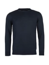Barbour Essential Patch Crewneck Sweater In Navy