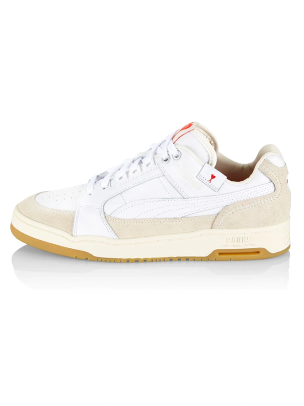 Puma Slipstream Low-top Ami Sneakers In White,pristine