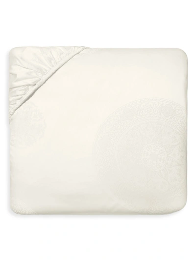 SFERRA GIZA 45 MEDALLION KING-SIZE FITTED SHEET