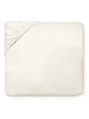 Sferra Giza 45 Medallion Queen-size Fitted Sheet In White