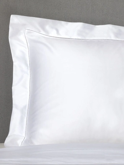 Sferra Giza 45 Sateen Boudoir Sham In White