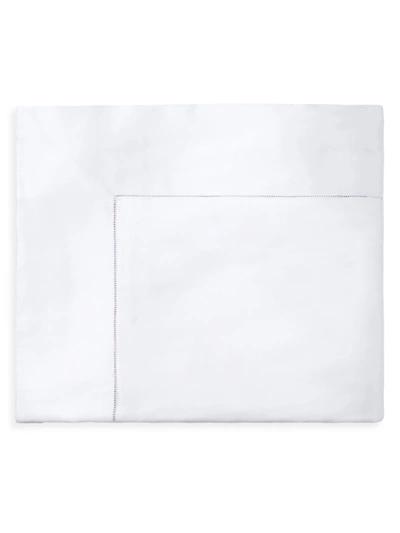 Sferra Giza 45 Sateen Queen-size Duvet Cover In White