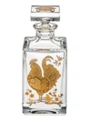 VISTA ALEGRE GOLDEN ROOSTER WHISKEY DECANTER