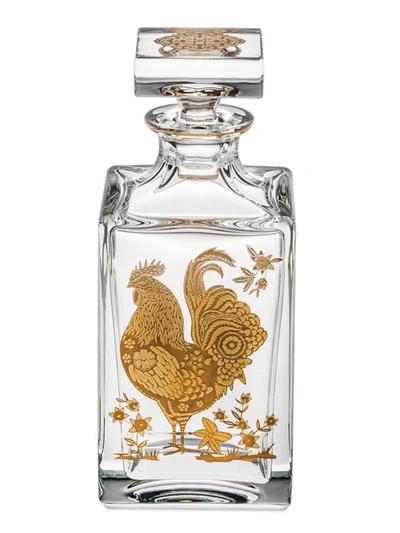 Vista Alegre Golden Rooster Whiskey Decanter