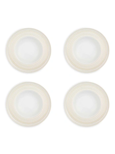 Vista Alegre Ivory 4-piece Soup Plate Set