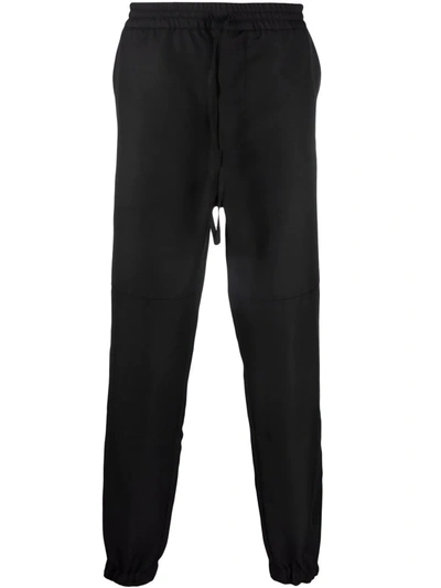 ALEXANDER MCQUEEN STRAIGHT-LEG WOOL-BLEND TRACK PANTS