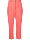 ALEXANDER MCQUEEN HIGH-WAISTED TAILORED TROUSERS
