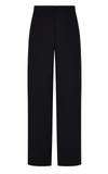 Paris Georgia Slouchy Patch-pockets Tailored Trousers In Black