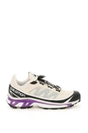 Salomon Xt-6 Ft Trail Running Shoe In Beige,black,purple