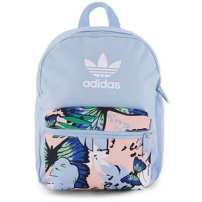 Adidas Originals Kids' Blue Her Studio London Floral Logo Backpack