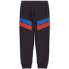 Moncler Boy's 2-stripe Jogger Sweatpants In Black
