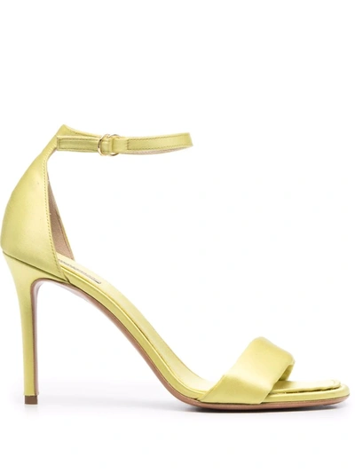 Emilio Pucci 100mm Stiletto Sandals In Gold