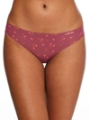 Calvin Klein Printed Invisibles Thong In Many Hearts