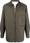 VALENTINO LONG-SLEEVED QUILTED OVERSHIRT